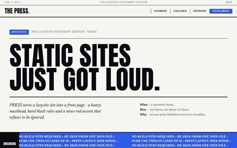 Press Ink preview