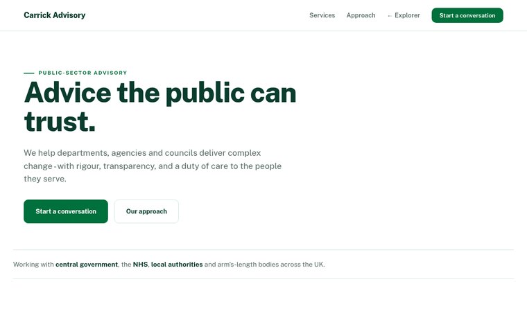 Publicsector Green preview